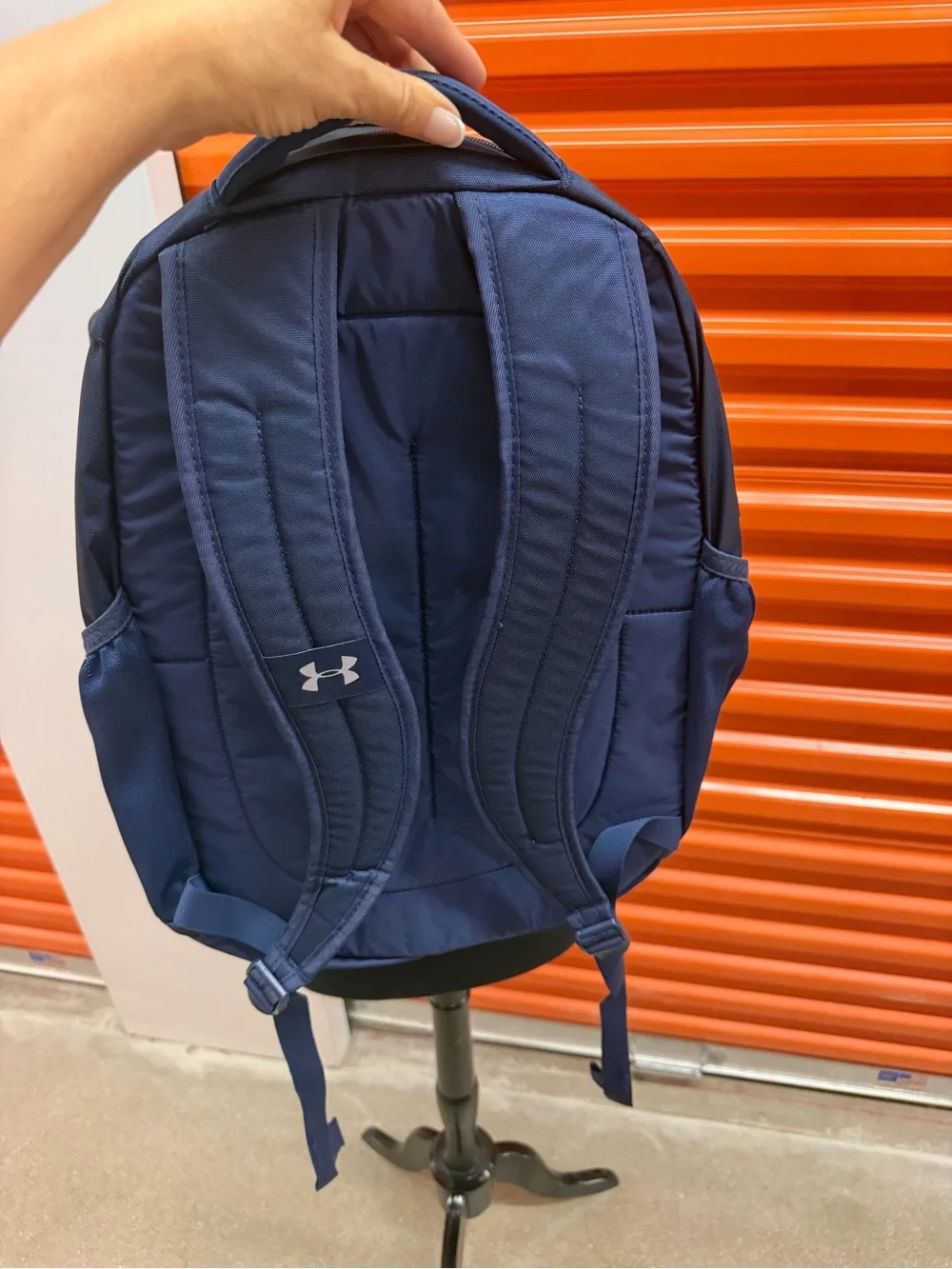 NWT Under Armour Storm Navy Men's Hustler 4.0 Backpack - Durable Everyday Bag